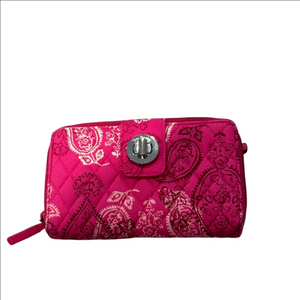 Vera Bradley Pink Paisley Quilted Wallet